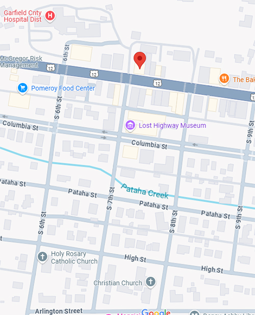 Pomeroy Location